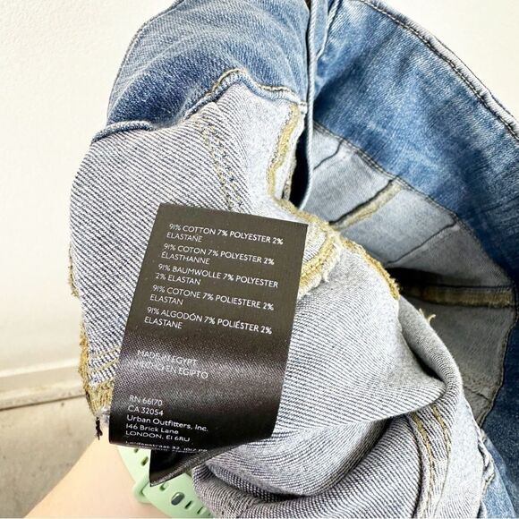 We the Free Jayde Blue Denim Jeans Flare Wide Leg Bell Bottom 31 - Picture 9 of 10